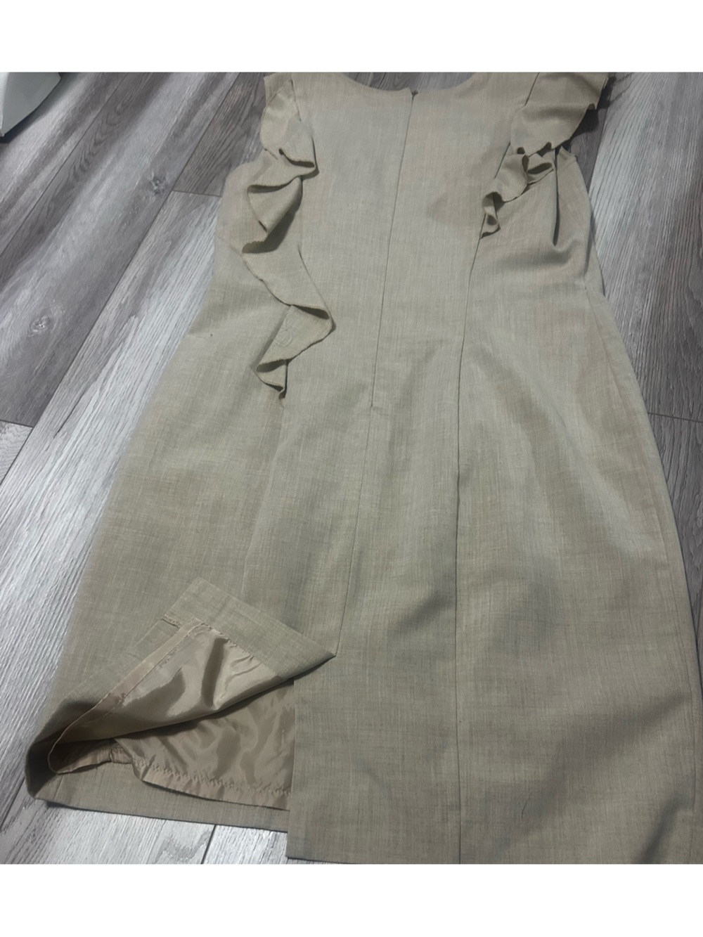 Calvin Klein Ruffle Shift Dress - Picture 2 of 7
